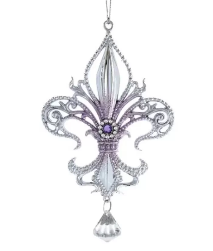 Sale Purple Fleur De Lys, Ornament Miscellaneous