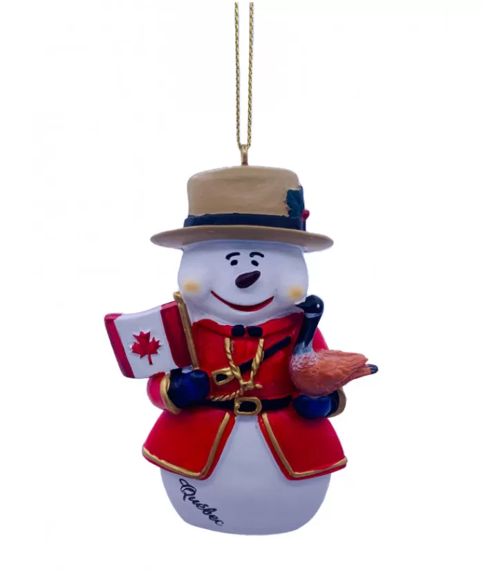 Hot Rcmp Snowman Ornament Snowmen