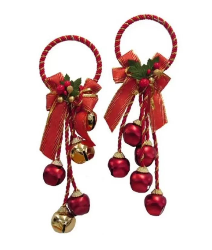 Shop Red And Gold Bell Door Hanger Miscellaneous