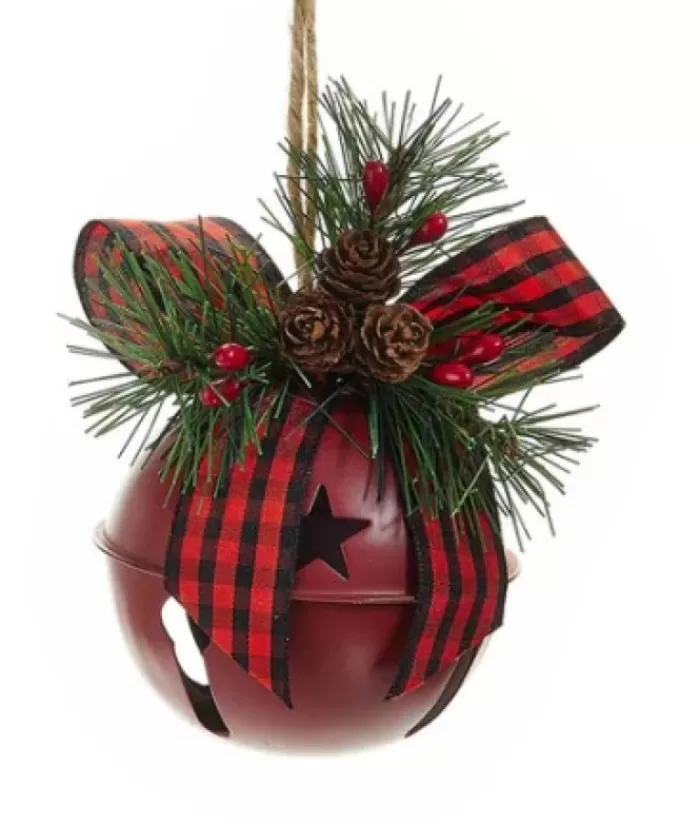 Fashion Red And Rustic Bell Ornament Miscellaneous