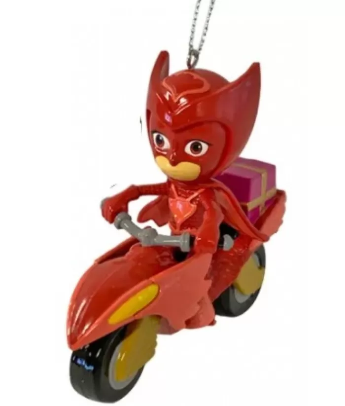 Boutique de Noël Movies And Series*Red Pyjamask Owlette On Motorbike