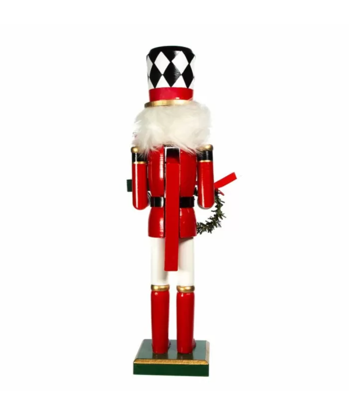 Boutique de Noël Ballet & Nutcrackers*Red, White And Black Nutcracker 15" Tall