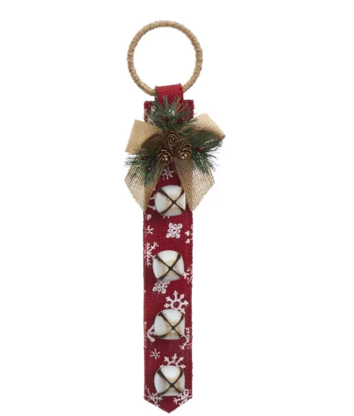 Flash Sale Red With Snowflake Pattern Door Hanger Miscellaneous