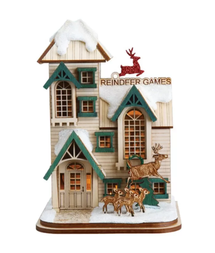 Boutique de Noël Rustic*Reindeer Games Ornament