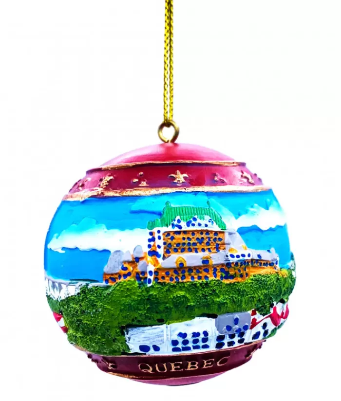 Flash Sale Resin Chateau Frontenac Round Ornament Miscellaneous