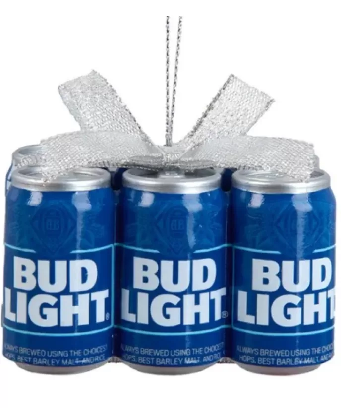 Fashion Resin Ornament, 6 Pack Of Bud Light Beer & Wine