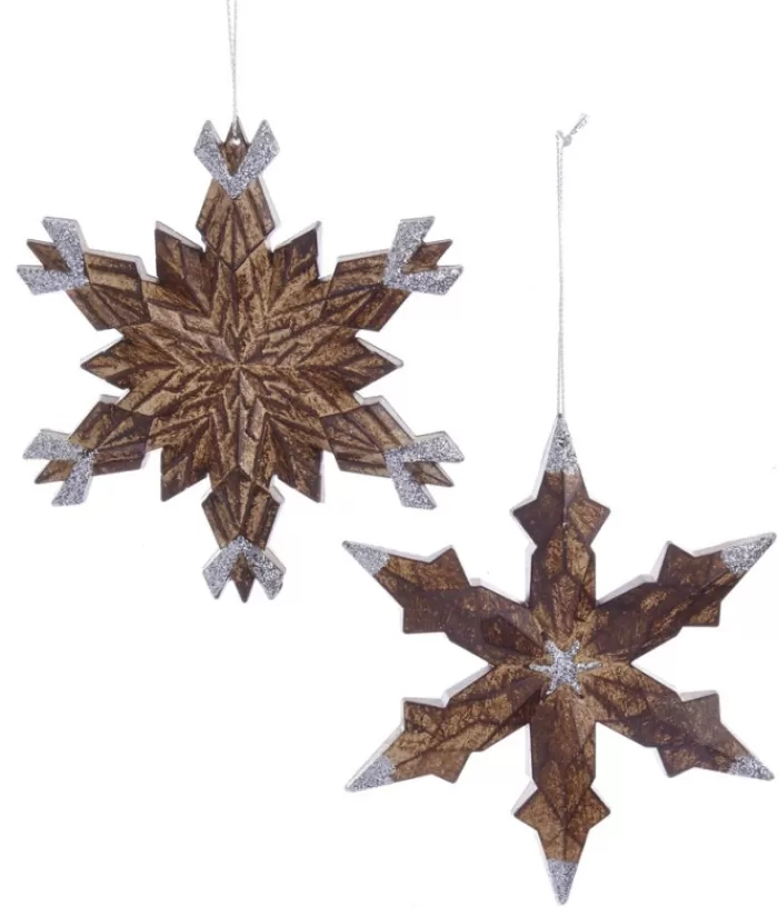 Sale Rustic Snowflake Ornament Snowflakes & Stars