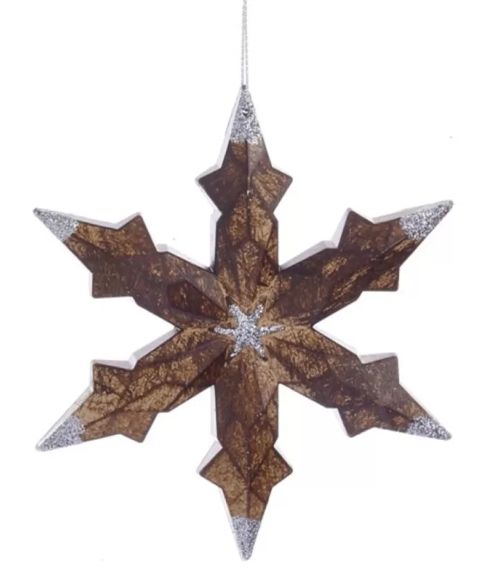 Boutique de Noël Rustic*Rustic Snowflake Ornament