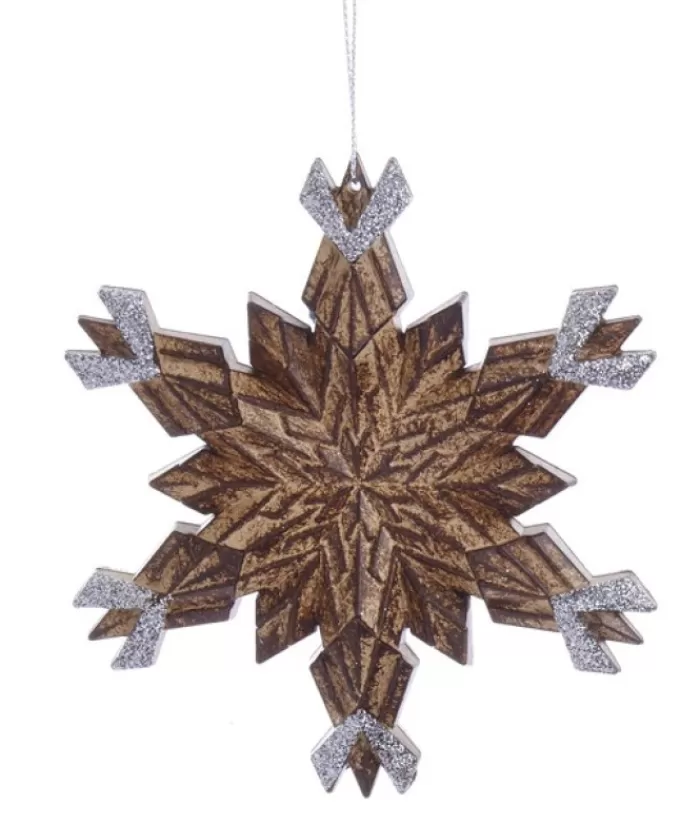 Sale Rustic Snowflake Ornament Snowflakes & Stars