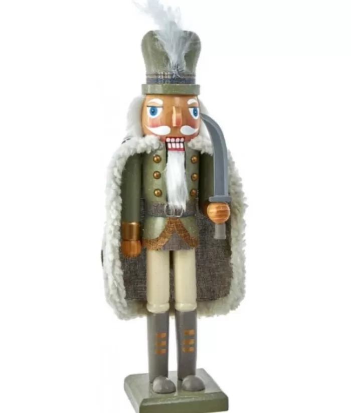 Boutique de Noël Rustic*Sage Nutcracker 15" Tall