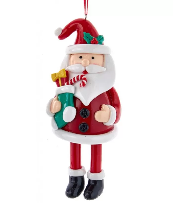 Boutique de Noël Christmas Classics*Santa Dangling Legs Ornament