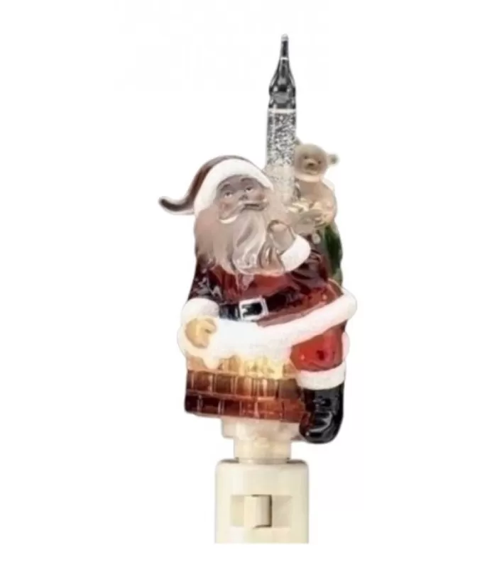 Boutique de Noël Night Lights*Santa In Chimney Night Light