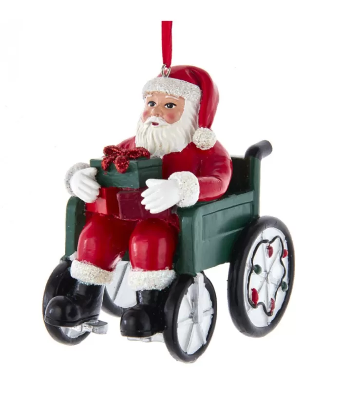 Boutique de Noël Family & Friends*Santa In Wheelchair Ornament