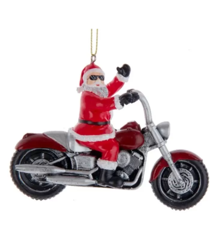 Best Sale Santa On Motorcycle Ornament Hobbies & Professions