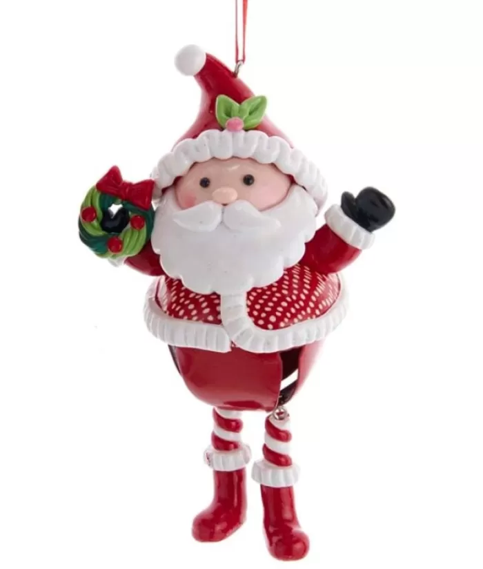 Hot Santa With Dangling Legs Ornament Sports