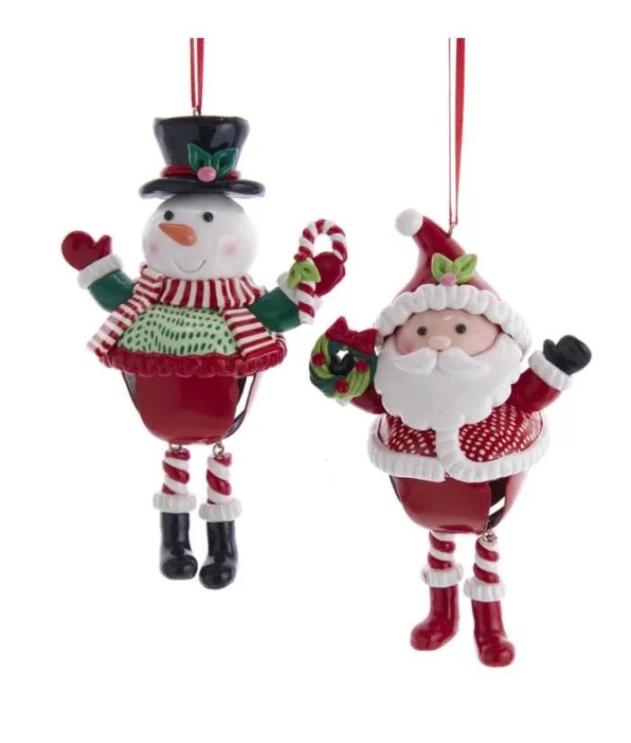 Hot Santa With Dangling Legs Ornament Sports