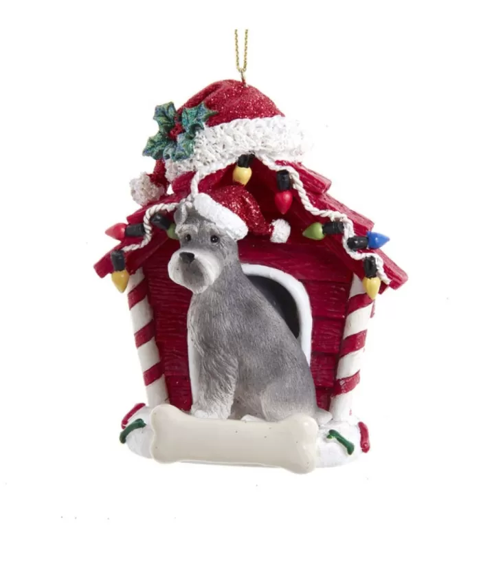 Boutique de Noël Family & Friends*Schnauzer Ornament With Doghouse