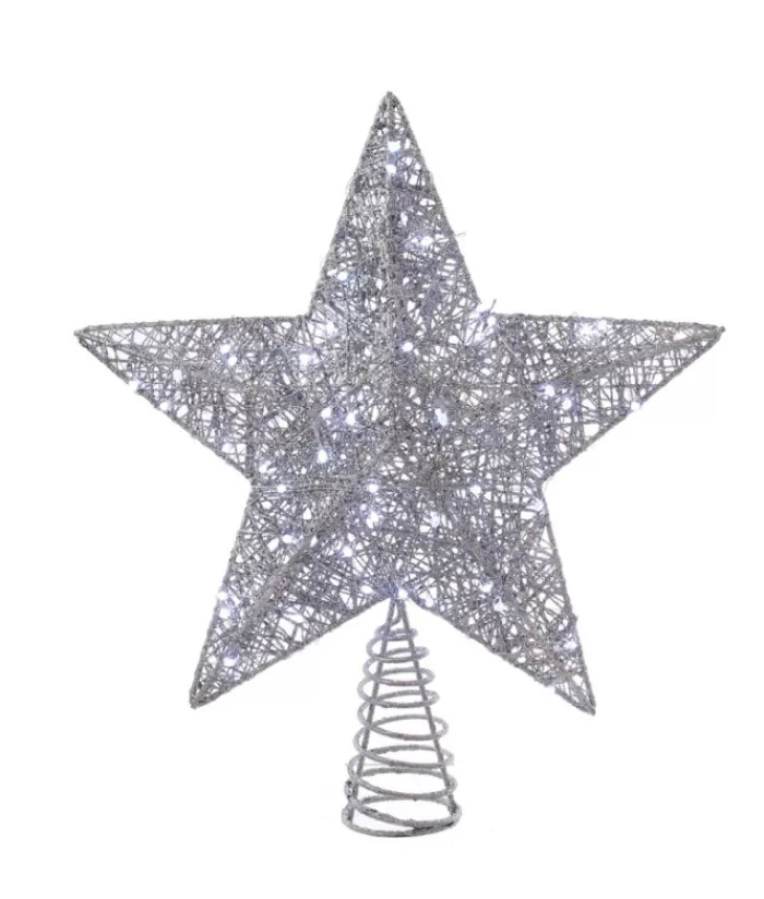 Best Silver Star Tree Top Led Star & Tree Topper