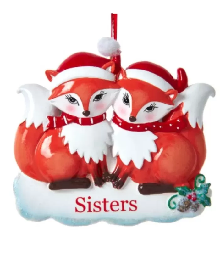 Boutique de Noël Family & Friends*Sisters'' Fox Ornament