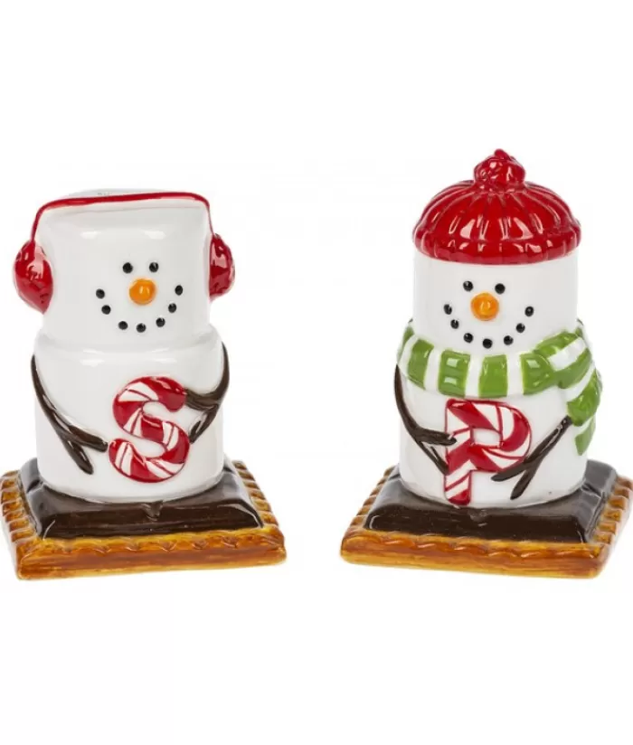 New S'Mores Salt And Pepper Shakers Christmas Dishes