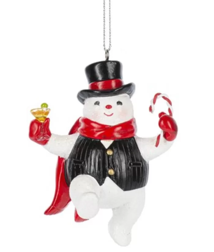 Clearance Snowman Bartender, Happy Hour, Ornament Beer & Wine