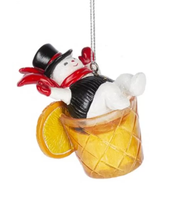 Store Snowman Bartender, Happy Hour, Ornament Snowmen