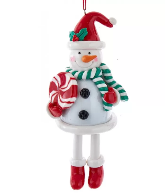 Boutique de Noël Christmas Classics*Snowman Dangling Legs Ornament