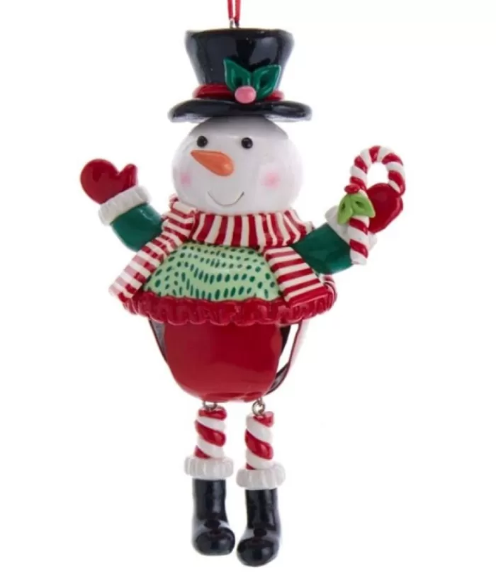 Boutique de Noël Rustic*Snowman Dangling Legs Ornament