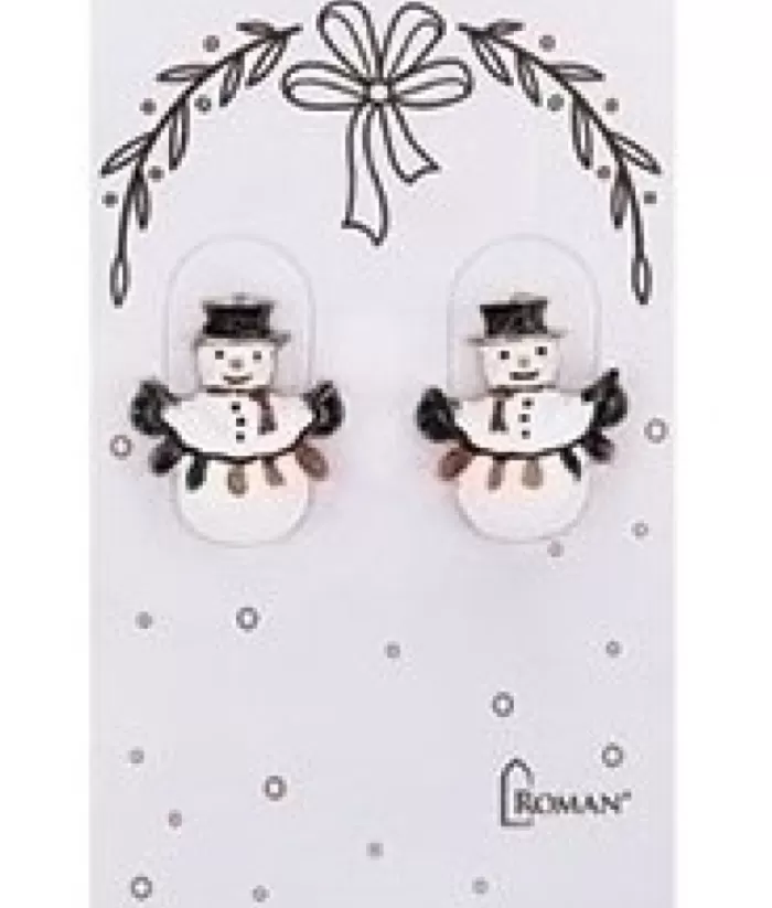 Boutique de Noël Winter Wonderland*Snowman Shaped Earrings.