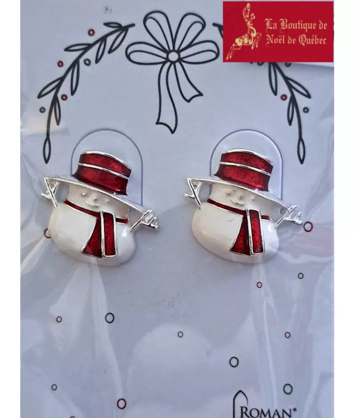 Sale Snowman Shaped Earrings. Jewelry