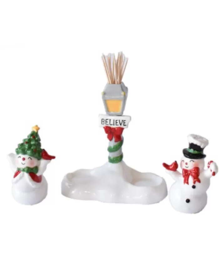 Hot Snowmen Believe Salt And Pepper Shakers Christmas Dishes