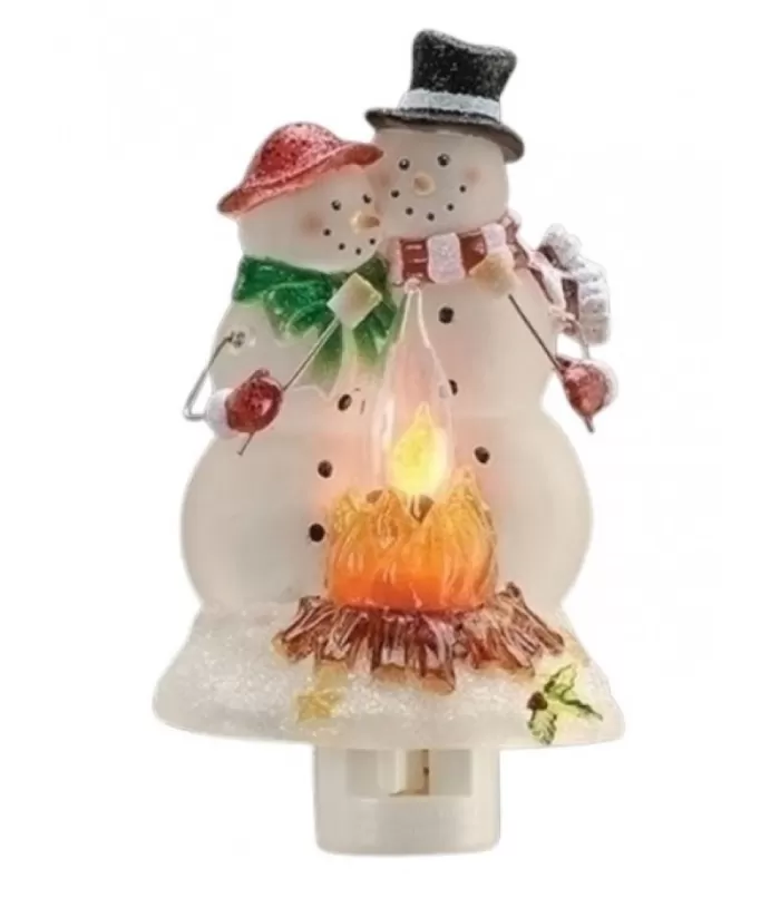 Boutique de Noël Night Lights*Snowmen With Marshmallows Night Light