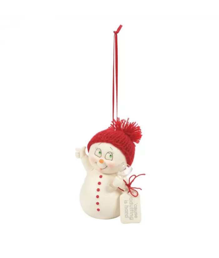 Discount Snowpinions ''Cause Adulting Is Hard'' Ornament Snowmen