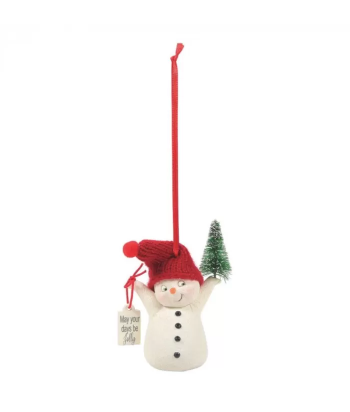 Boutique de Noël Winter Wonderland*Snowpinions ''May Your Days Be Jolly'' Ornament