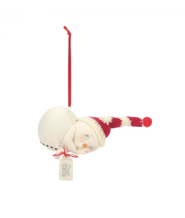 Sale Snowpinions ''Over Served'' Ornament Snowmen