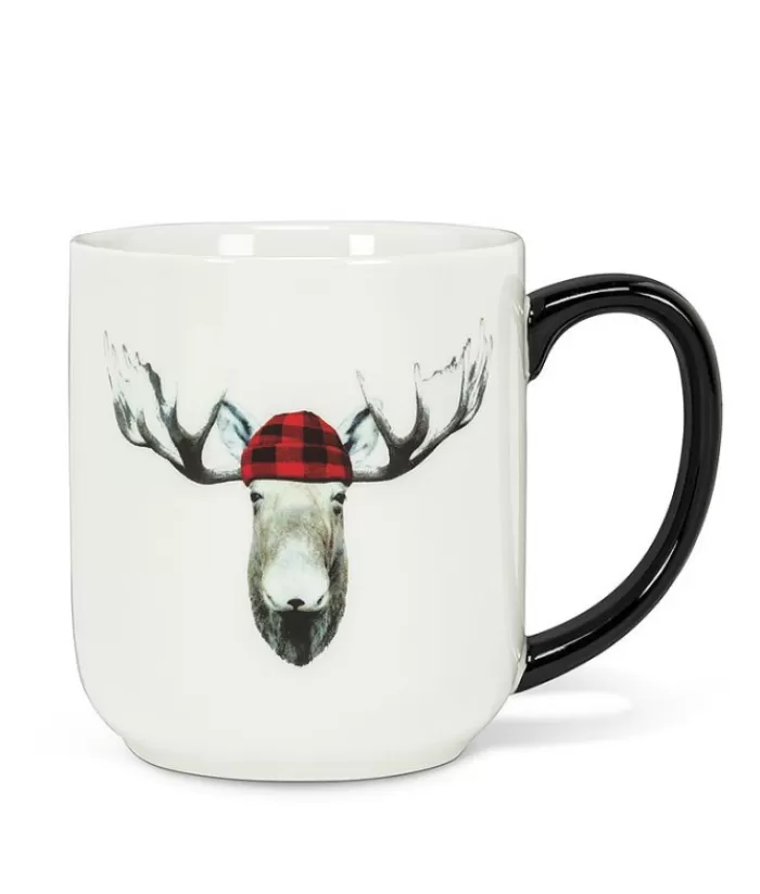 Outlet Souvenir Mug, Moose Wearing Toque Design Tableware Souvenirs