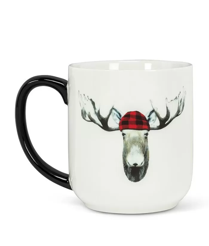 Outlet Souvenir Mug, Moose Wearing Toque Design Tableware Souvenirs