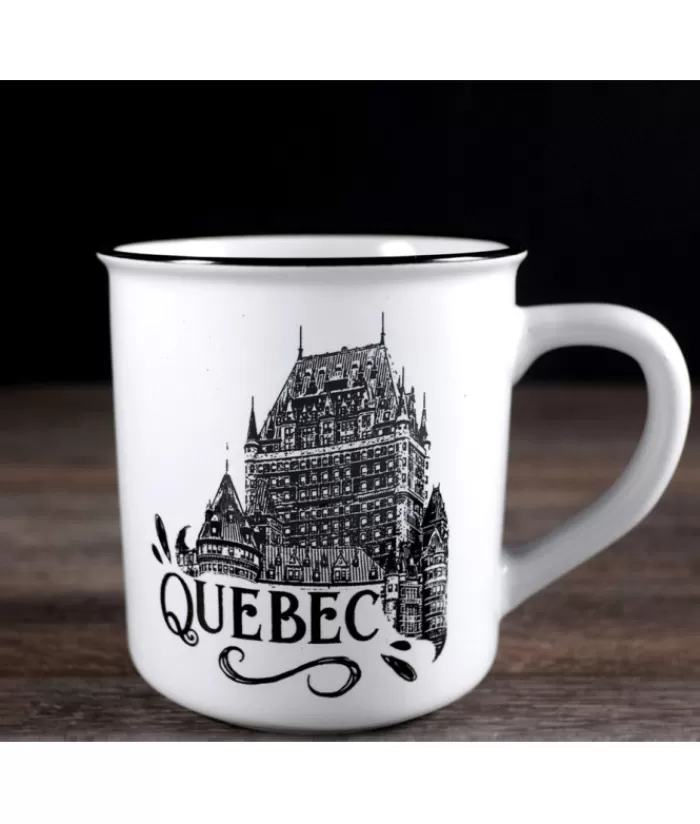 Sale Souvenir Mug, Vintage Quebec, 14 Oz Tableware Souvenirs