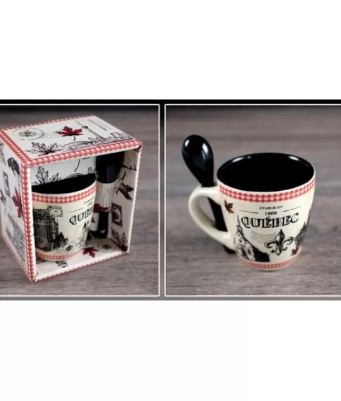 Store Souvenir Of Quebec Espresso Cup, 3 Oz Tableware Souvenirs