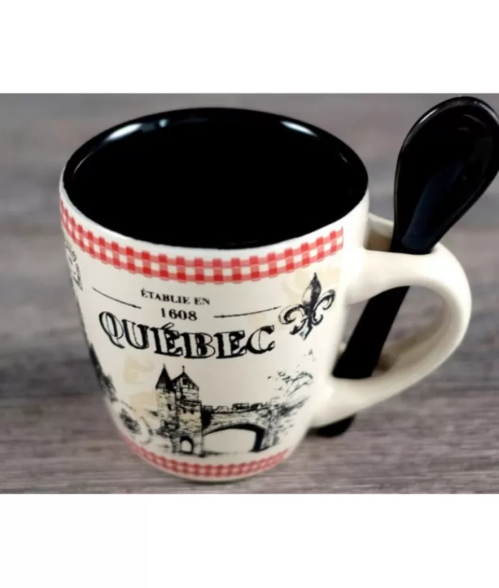 Store Souvenir Of Quebec Espresso Cup, 3 Oz Tableware Souvenirs