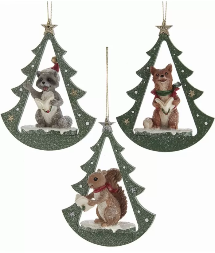 Boutique de Noël Enchanted Forest*Squirrel In Arch Ornament