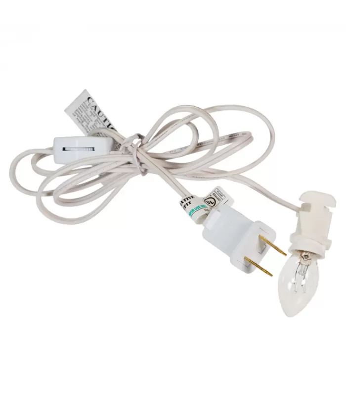 Outlet Table Ornament, 7",Gingerbread Shoppe Battery Operated C7 Bulb Miscellaneous
