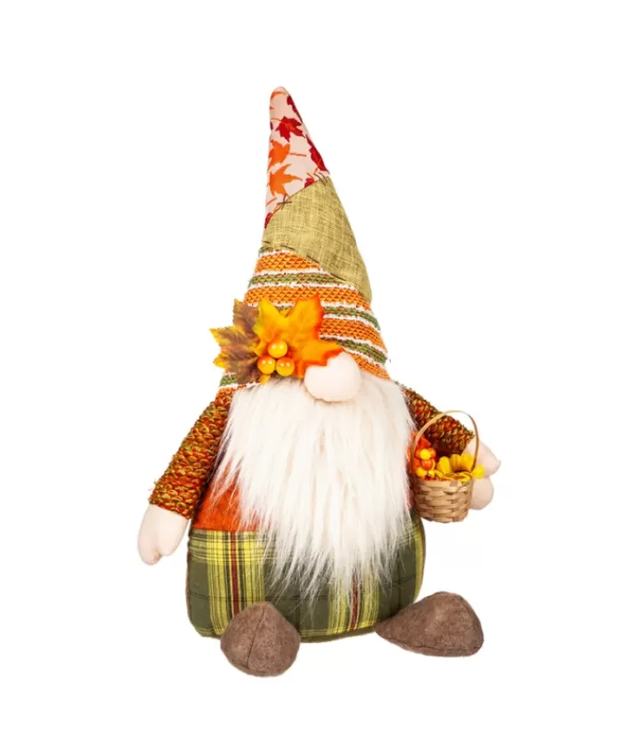 Hot Table Ornament, Autumn Gnome In Plush The Gnomes