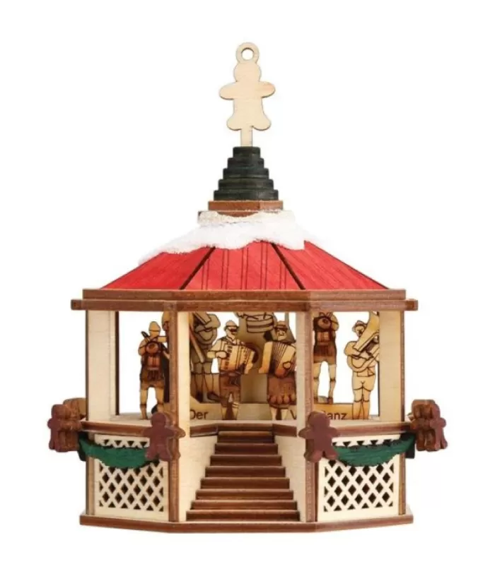 Boutique de Noël Nordic Villages*Table Piece, Bandstand With Musicians