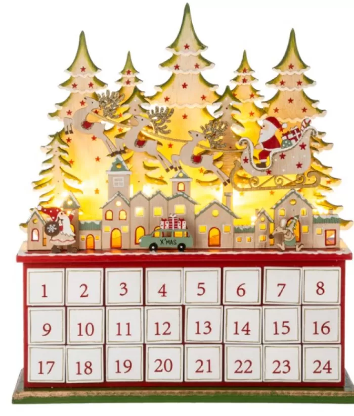 Store Table Piece, Elegant Decorative Advent Calendar, Led Lighting Miscellaneous