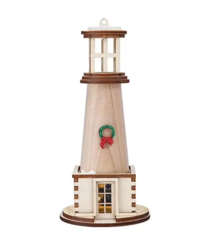 Boutique de Noël Nordic Villages*Table Piece, German Village, Light House, Led Lit