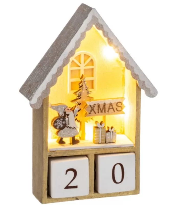 Boutique de Noël Rustic*Table Piece, Gnome Advent Calendar