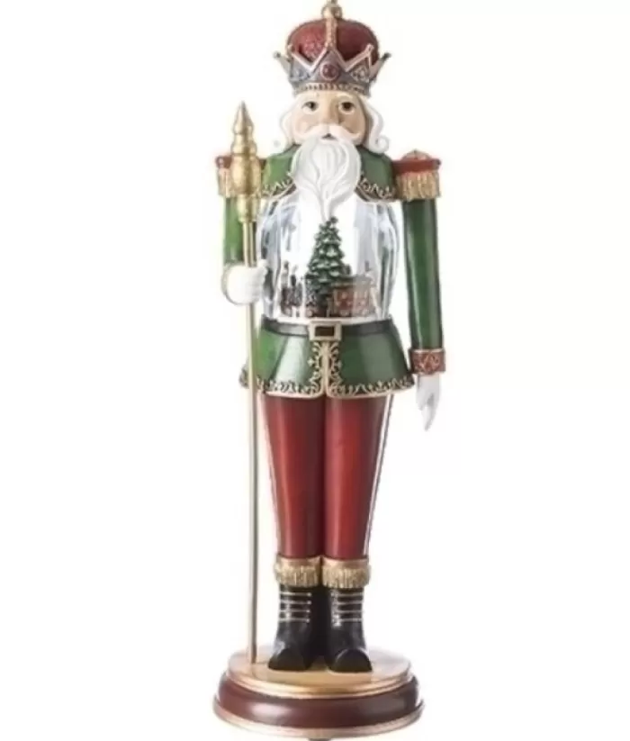 Boutique de Noël Ballet & Nutcrackers*Table Piece, Led Lit, Musical Nutcracker.