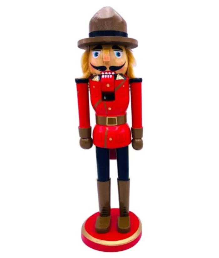 Boutique de Noël Ballet & Nutcrackers*Table Piece, Rcmp Mountie, 15" Tall Nutcracker