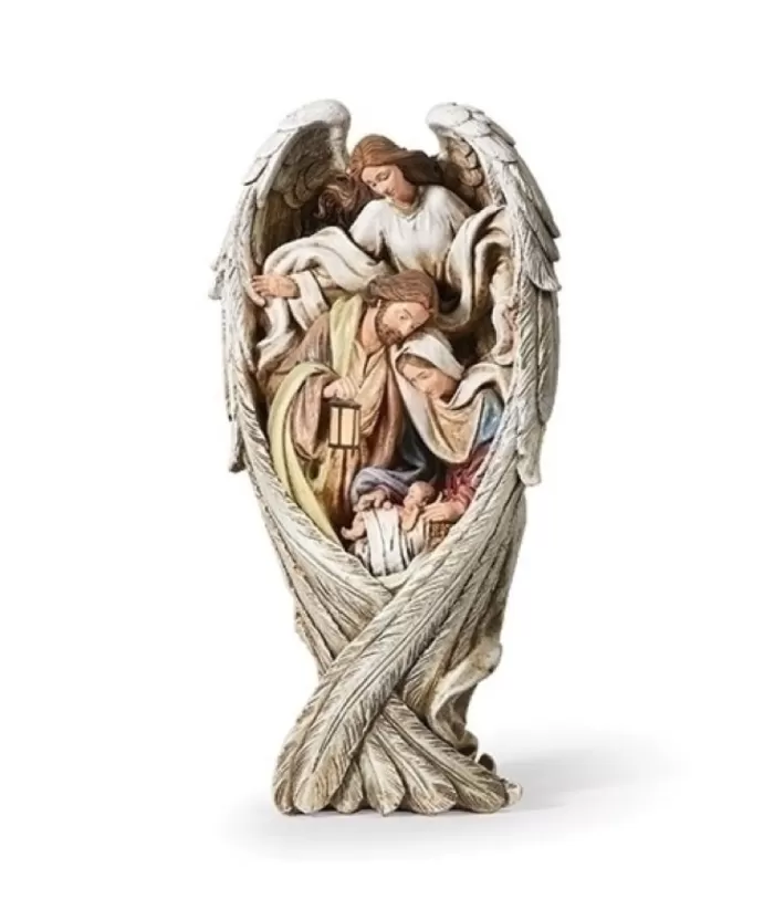 Boutique de Noël Religion*Table Piece, The Holy Family With Guardian Angel